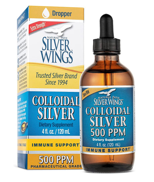 Colloidal Silver 500PPM 4 oz Dropper