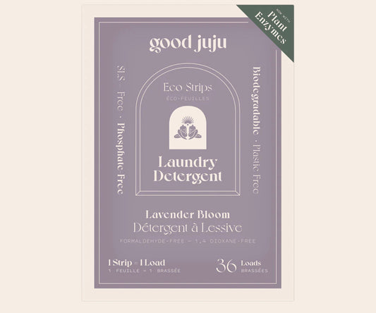 Good juju laundry sheets  Lavender and Summer Rain.