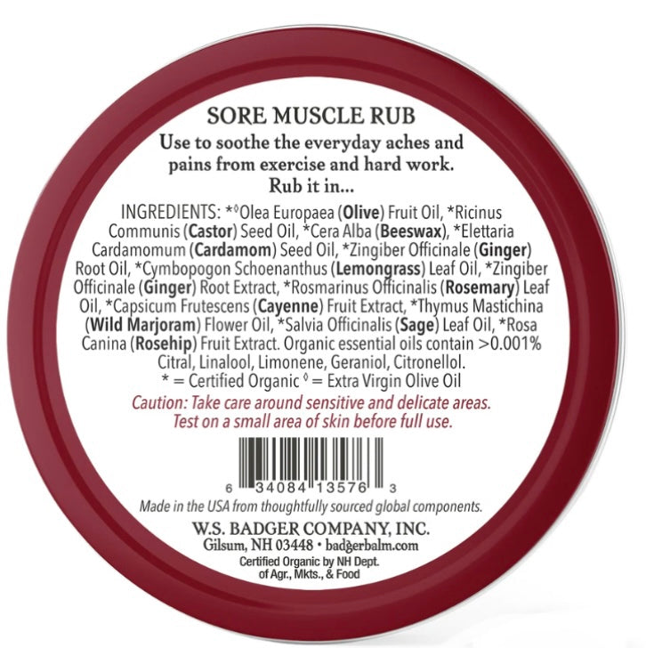 Badger Muscle Rub