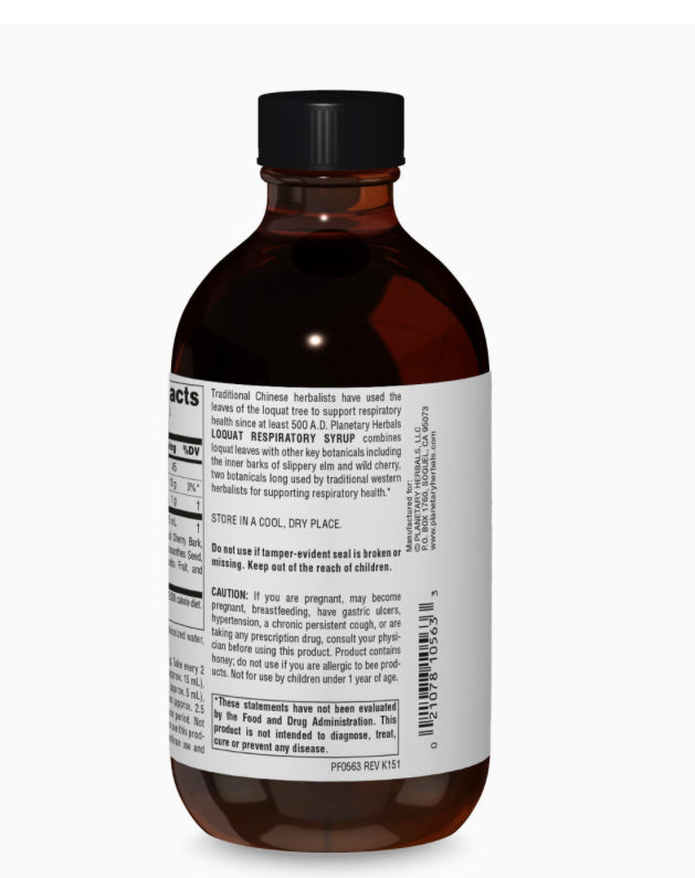 Planetary herbals -Loquat syrup respiratory syrup